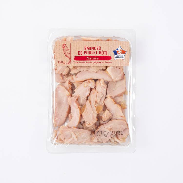 Les Emincés de poulet rôti