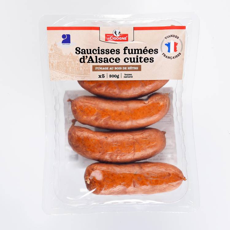 Les Saucisses fumées d'Alsace