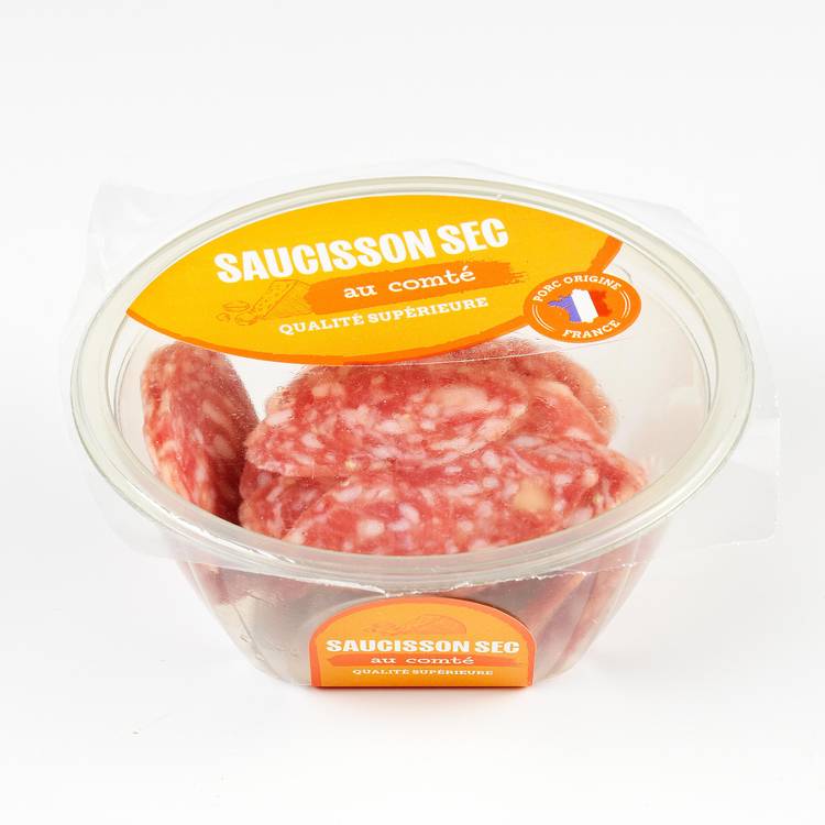 Le Saucisson sec tranché au Comté