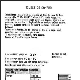La Mousse de canard