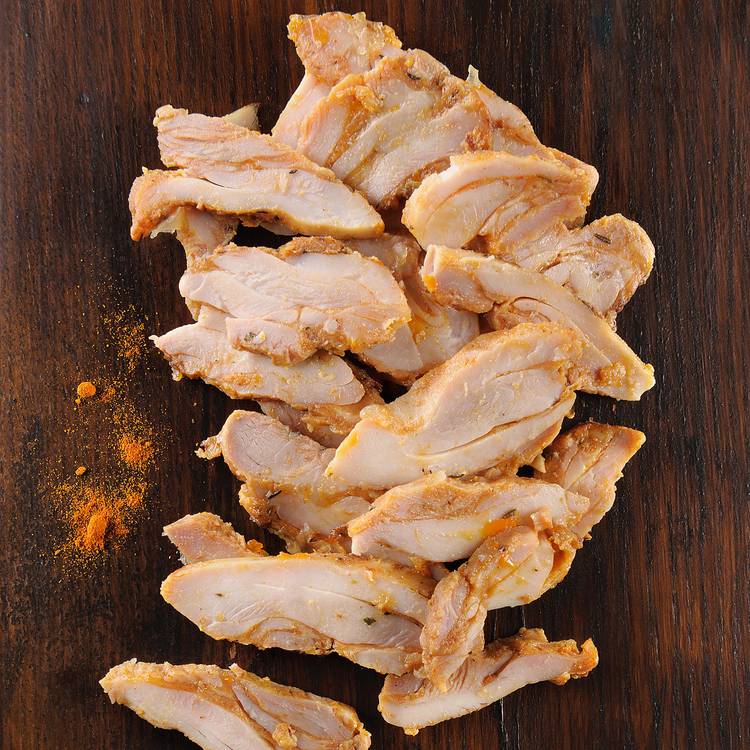 Les Emincés de poulet rôti saveur kebab