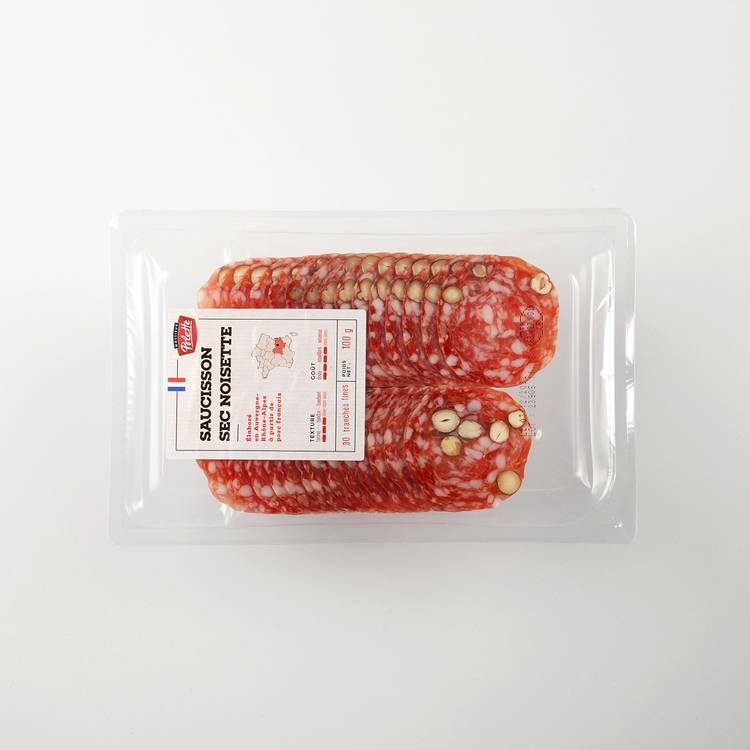 Le Saucisson sec aux noisettes