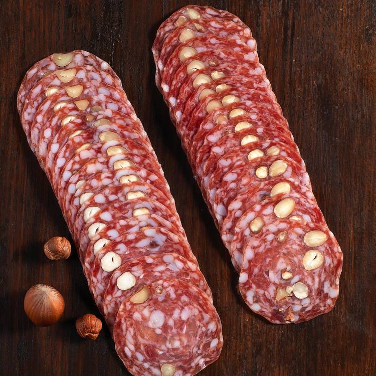 Le Saucisson sec aux noisettes