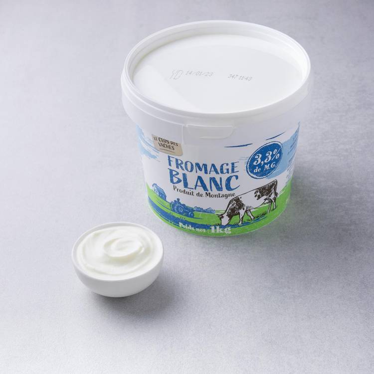 Le Fromage blanc 3,3%  "Le clos des Vaches"