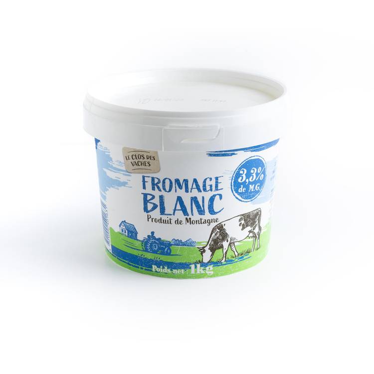 Le Fromage blanc 3,3%  "Le clos des Vaches"