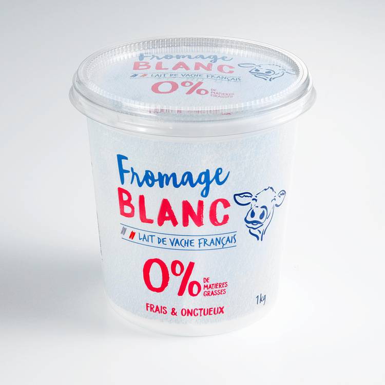Le Fromage blanc frais onctueux 0%