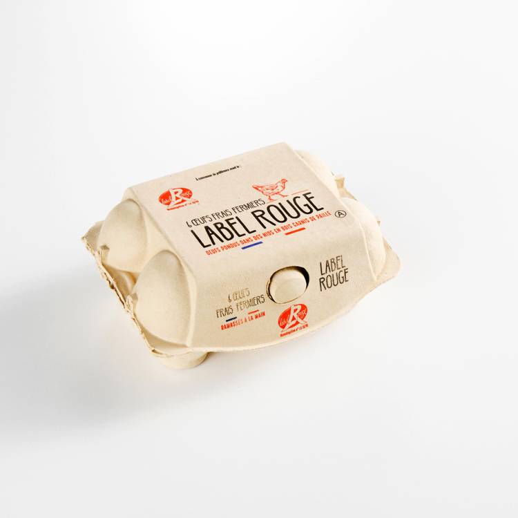 Les 6 Œufs fermiers Label Rouge