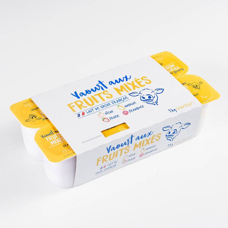 Les Yaourts aux fruits mixés