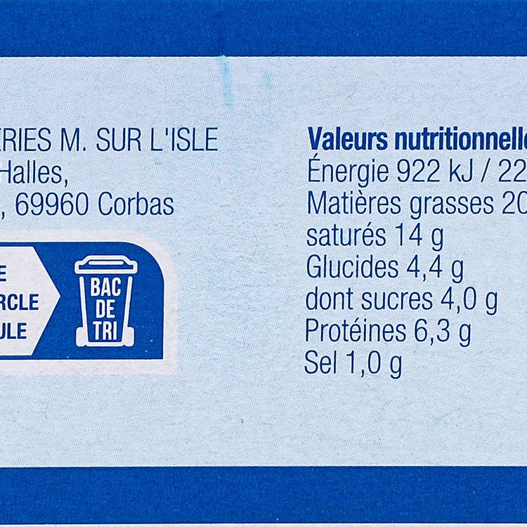 Le Fromage à tartiner nature 300g