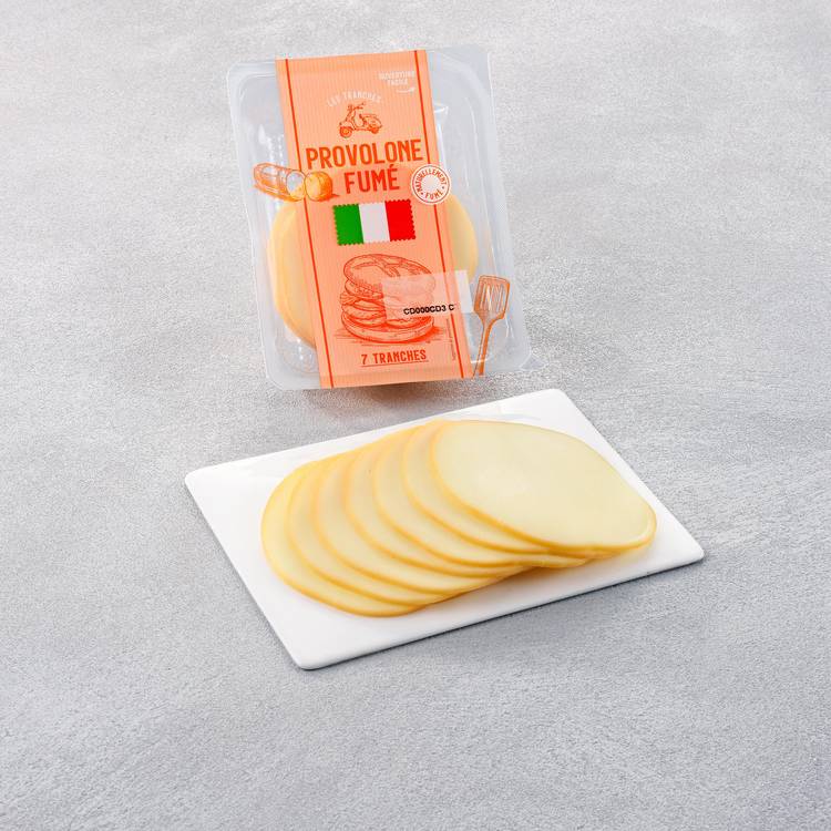 Le Provolone fumé en tranches