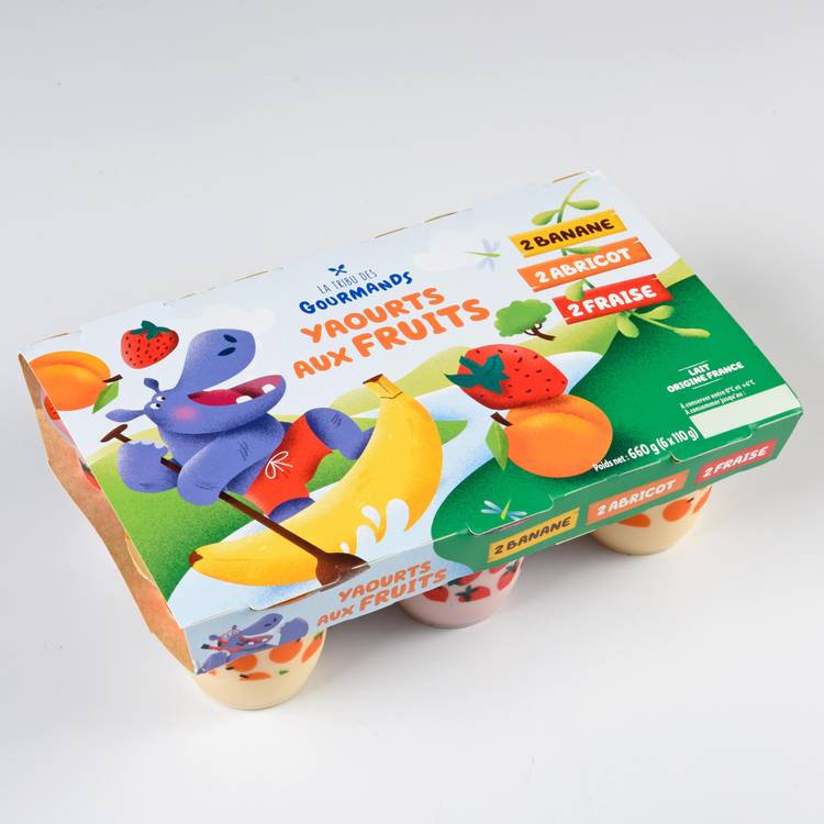 Les Yaourts brassés aux fruits