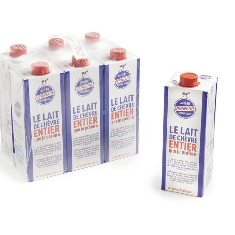 Le Lait de chèvre entier UHT "Verneuil"