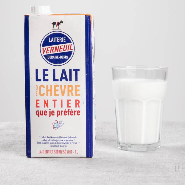 Le Lait de chèvre entier UHT "Verneuil"