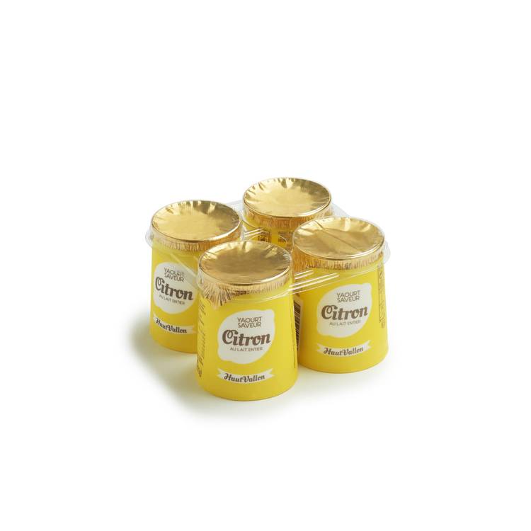 Les Yaourts saveur citron "Les Petits Cirés"