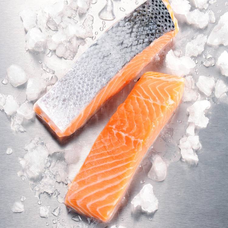 Les Pavés de saumon d'élevage