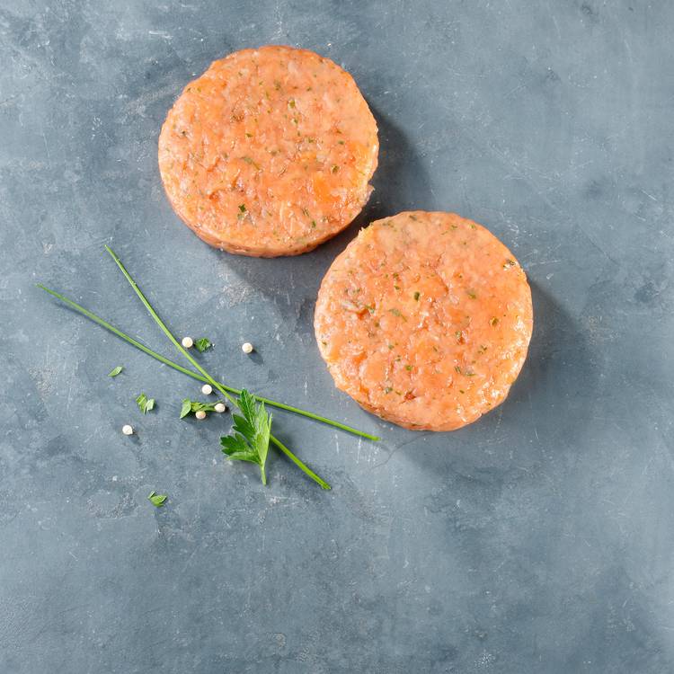Les Hachés de saumon aux échalotes et fines herbes