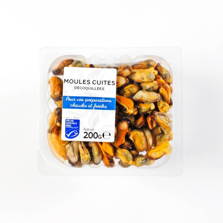 Les Moules décoquillées MSC