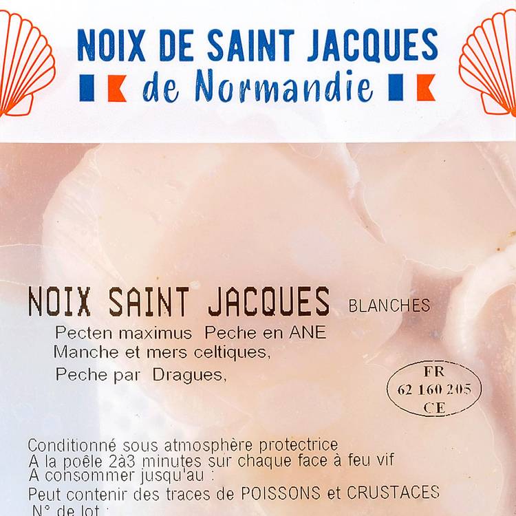 Les Noix de Saint-Jacques blanches de Normandie