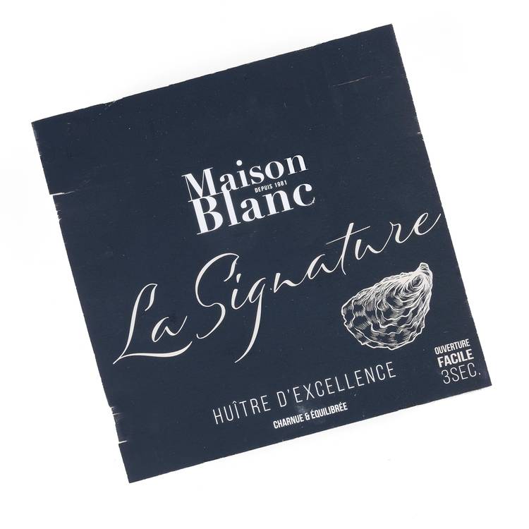 Les 12 huîtres d'excellence "Maison Blanc" n°3