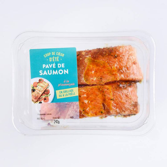 Les Pavés de saumon à la Provençale