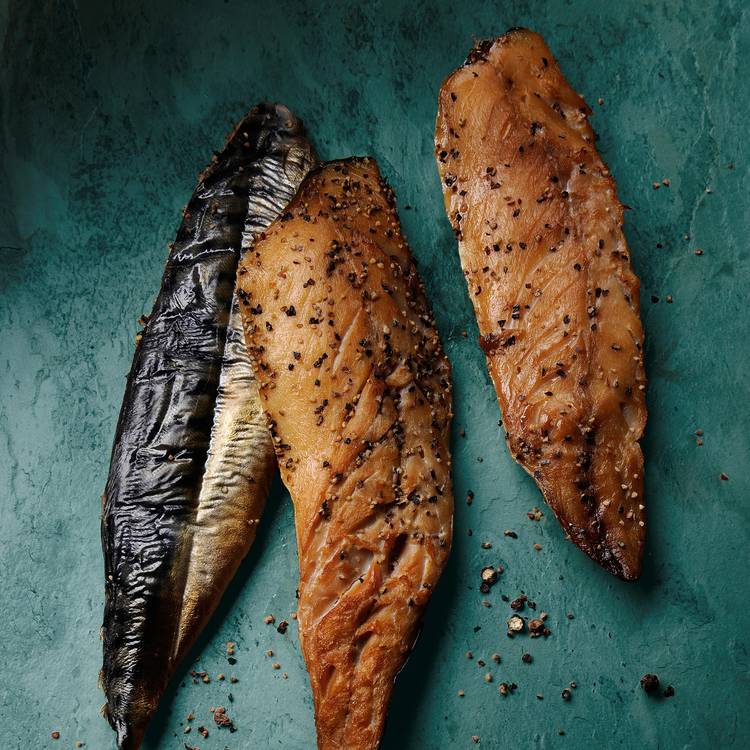 Les Filets de maquereau fumés au poivre 200g
