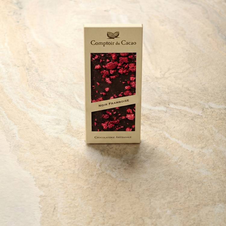 La Tablette framboise noir "Comptoir du cacao"