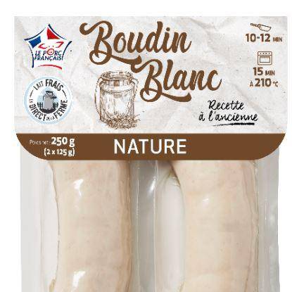 Les  Boudins blancs à l'ancienne nature